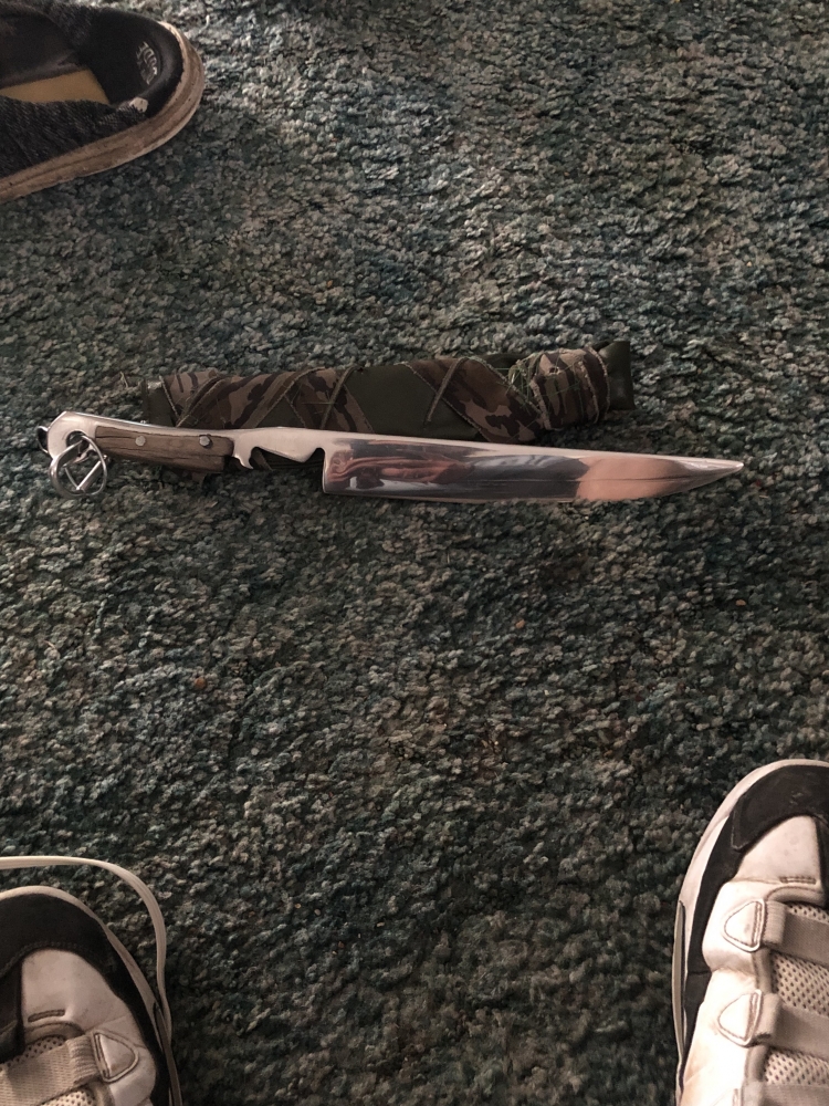 Artesian handcrafted 16 inch high carbon steel blade