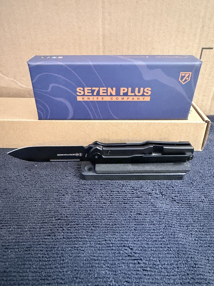 Se7en Plus Knife Company - Titanium OSCAR-BK-DROP POINT