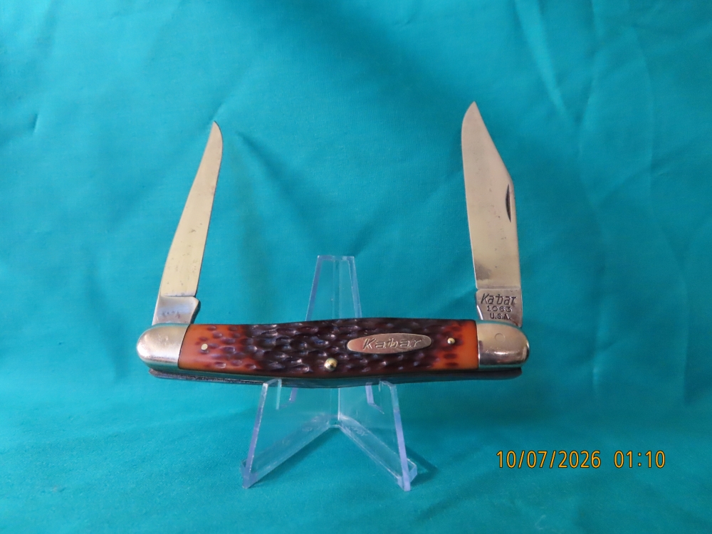 KA-BAR #1063, 'Muskrat KNIFE', 2 BLADE