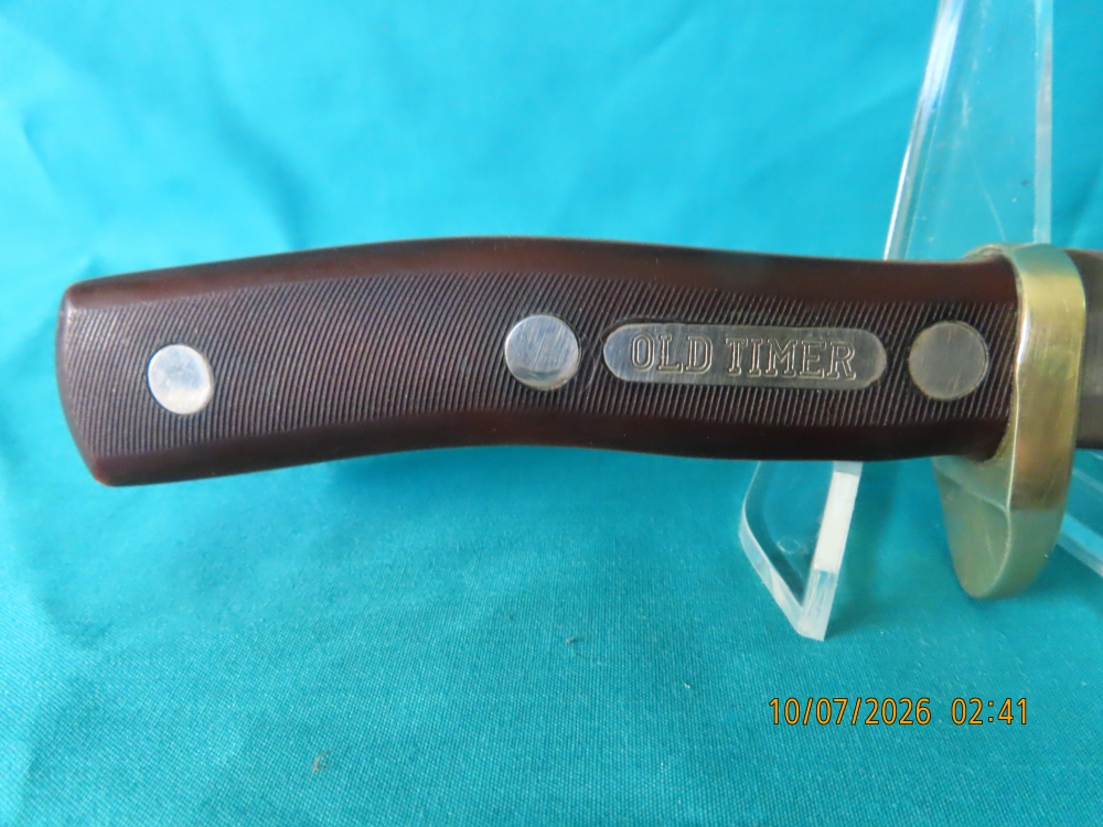 SCHRADE WALDEN/OLD TIMER #165, WOODSMAN HUNTING KNIFE