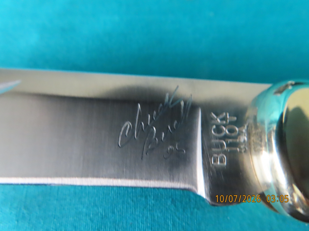 BUCK # 110 T, \"CHUCK BUCK\" 2005