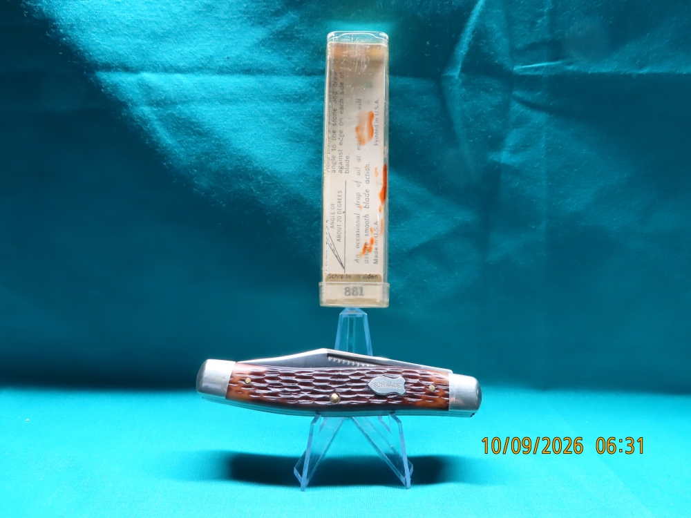 SCHRADE/WALDEN, N.Y., #1881 POCKETKNIFE, IN ORIGINAL UNOPENED PACKAGING, NIB!!!