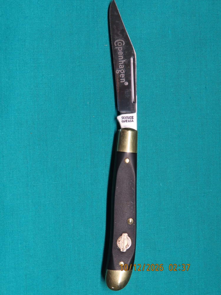 NIB!! SCHRADE COLE USA \"COPENHAGEN\" POCKETKNIFE
