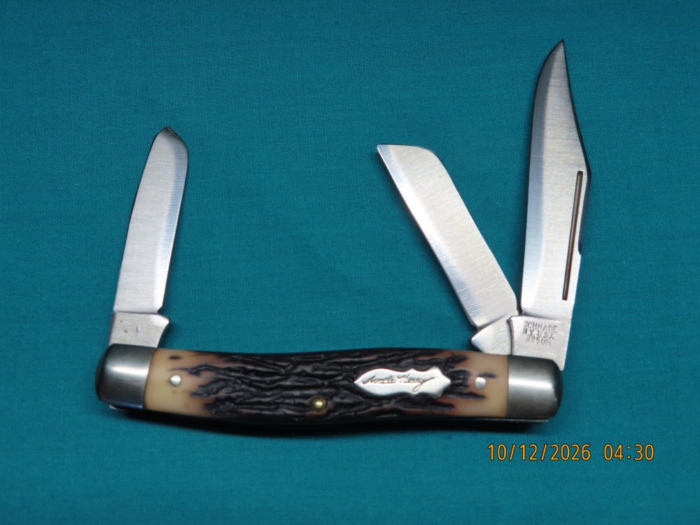 SCHRADE/UNCLE HENRY #885UH, 'KING RANCH' - NIB!!