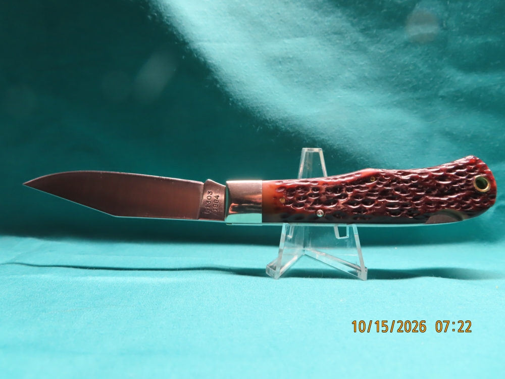 NIB!!! REMINGTON \"R-1303\" BULLET POCKETKNIFE, 1984, W/ORIGINAL BOX & PAPERS