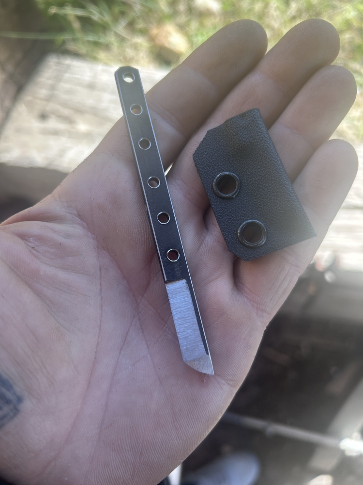 Mini tanto fixed blade scalpel style knife