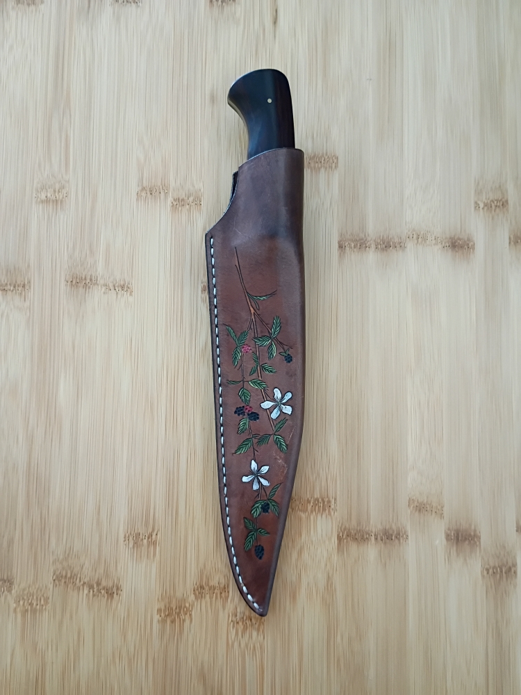 Lunar Light Forge Custom Bowie-Style Seax