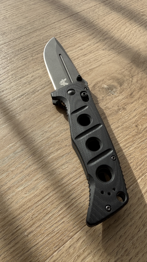 Benchmade Adamas Black G10 (Drop-Point) - 275GY-1
