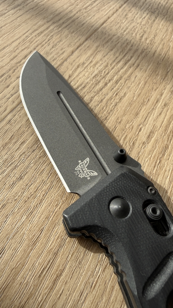 Benchmade Adamas Black G10 (Drop-Point) - 275GY-1