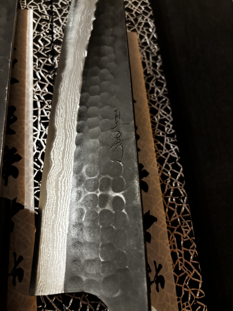Nao Yamamoto Bundle, Gyuto, nakiri, workhorse, Aogami super, Damast, tsuchime Finish!!!