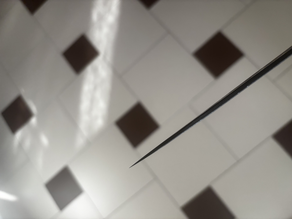 Nao Yamamoto Gyuto 240 mm – Aogami Super, Damascus, Kurouchi & Tsuchime