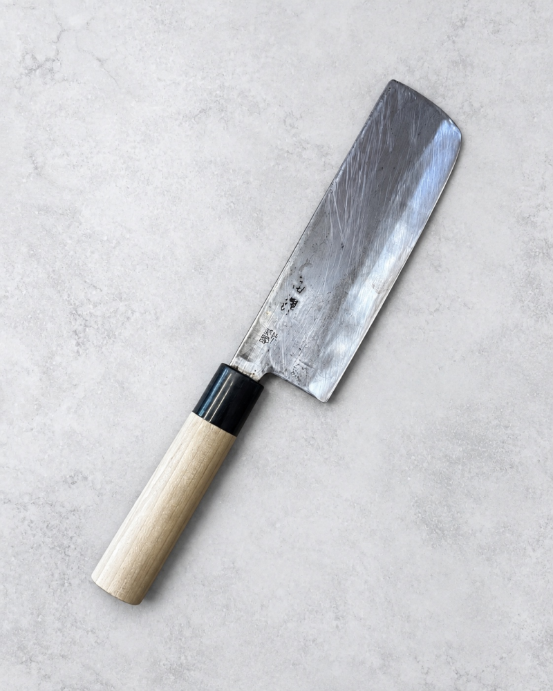Nakiri Kitchen Knife – Japanese Marking – Used