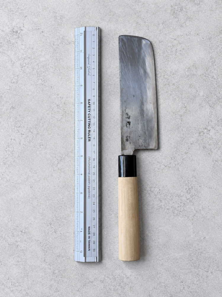 Nakiri Kitchen Knife – Japanese Marking – Used