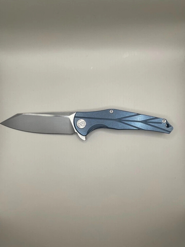 Kubey PeaceWalker Frame Lock Folding Knife, Titanium Handles KB252B