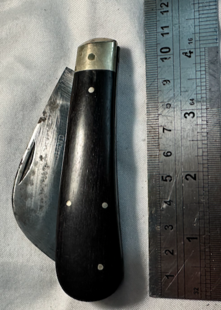Vintage Sheffield Hawkbill Pruner Folding Knife