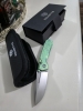REMETTE RT-Rhino Button + Liner Lock Crystallized Green Ti (3.1\" Pearlescent)