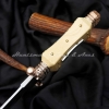 Custom Made Forged 5160 Spring Steel English & Huber Sheffield #2 Bowie Replica