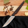 Handmade Copper Damascus Chef Knife | 440C Steel Kitchen Knife, Wenge Handle Gift For Cook Camping Knife