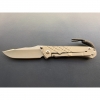 Chris Reeve Umnumzaan LEFT HAND Drop Point MagnaCut Sandblasted Titanium CRK Knife LH
