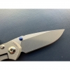 Chris Reeve Small Inkosi Crosshatch Drop Point MagnaCut Sandblasted Titanium CRK Knife