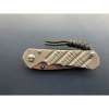 Chris Reeve Small Inkosi Crosshatch Drop Point MagnaCut Sandblasted Titanium CRK Knife