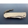 Chris Reeve Umnumzaan LEFT HAND Drop Point MagnaCut Sandblasted Titanium CRK Knife LH