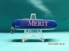 NIB, VICTORINOX SWISS ARMY KNIFE OFFICIER SUISSE, BLUE, ADVERTISING MERIT SWITZERLAND