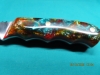 CUSTOM HUNTING/CAMPING KNIFE; One of a kind handle