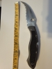 Vintage Spyderco Civilian C12TUFS 1st Gen Seki Japan  Rare 1st Generation Spyderco Civilian folder, circa 1992-1994, made in Seki-City, Japan. Discontinued Tufram-coated aluminum