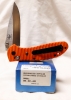 BENCHMADE 551 GRIPTILIAN in hard to find PUTMAN orange G10 scales with satin blade of 154CM