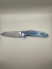 Kubey PeaceWalker Frame Lock Folding Knife, Titanium Handles KB252B