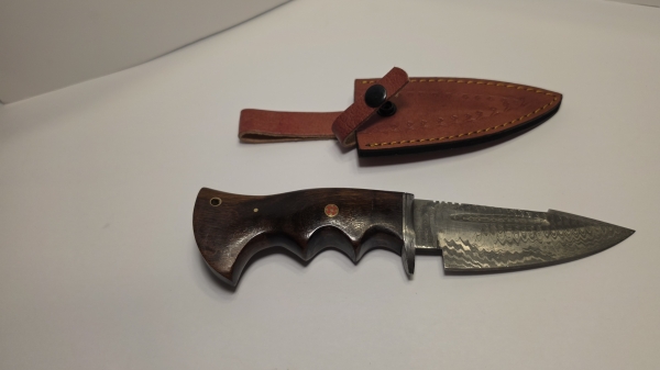 Damascus style knife.
