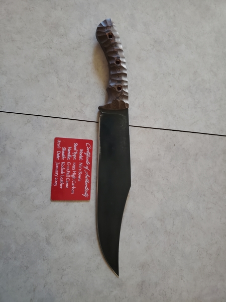 Custom bowie knife