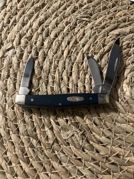 CASE NAVY BLUE SYNTHETIC SMOOTH MEDIUM STOCKMAN (4344 ss)