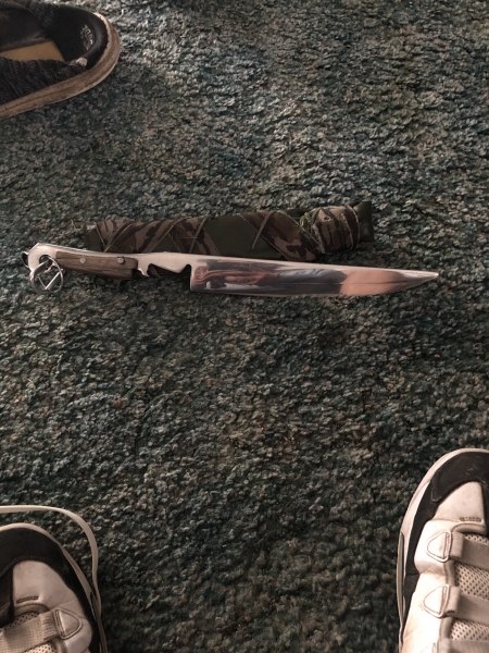 Artesian handcrafted 16 inch high carbon steel blade
