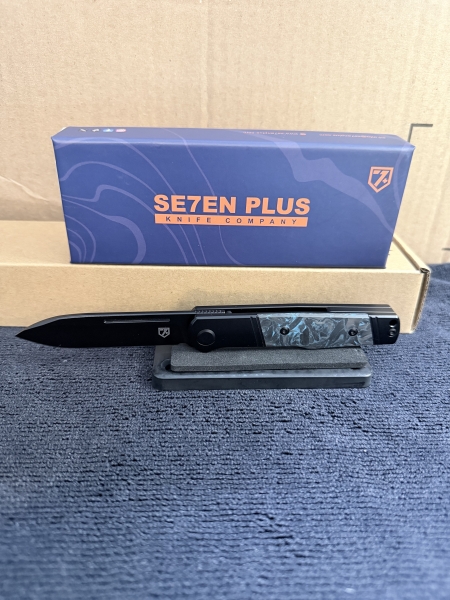 Se7en Plus Knife Company - Titanium OSCAR-BK-DROP POINT