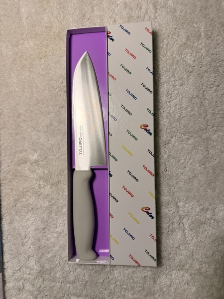 Tojiro Color Series Santoku Knife F132W – 170mm – White Handle – Made in Japan