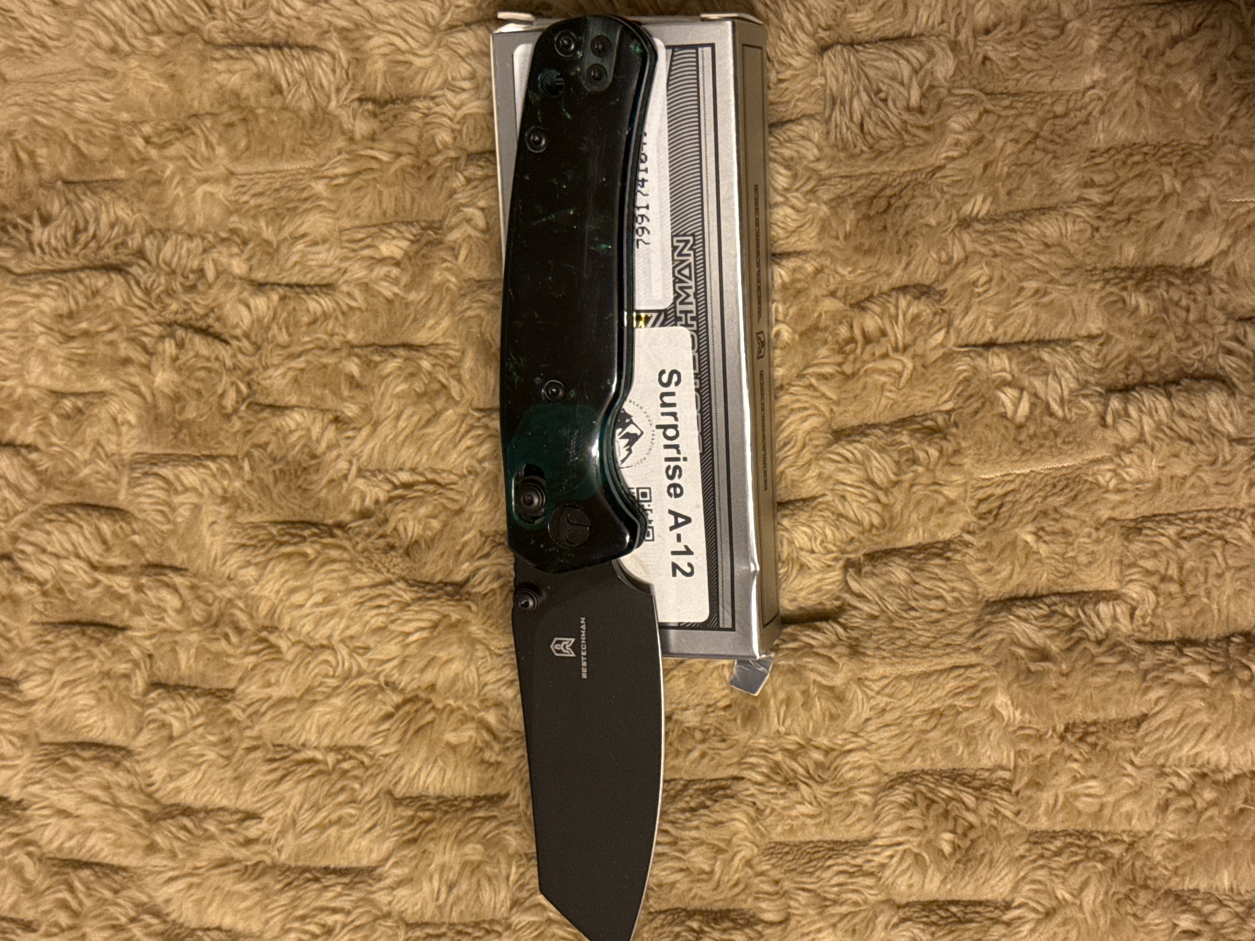 Bestechman cicada wing resin handle