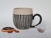 Large stripe mug