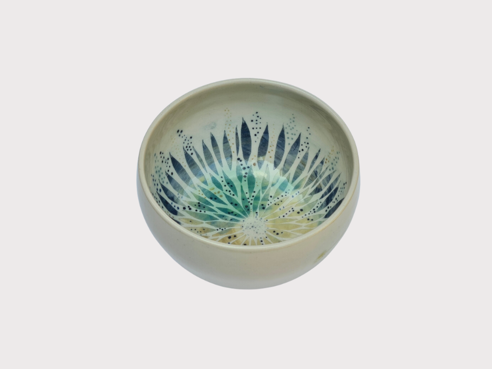Hand painted bowl | Floral design