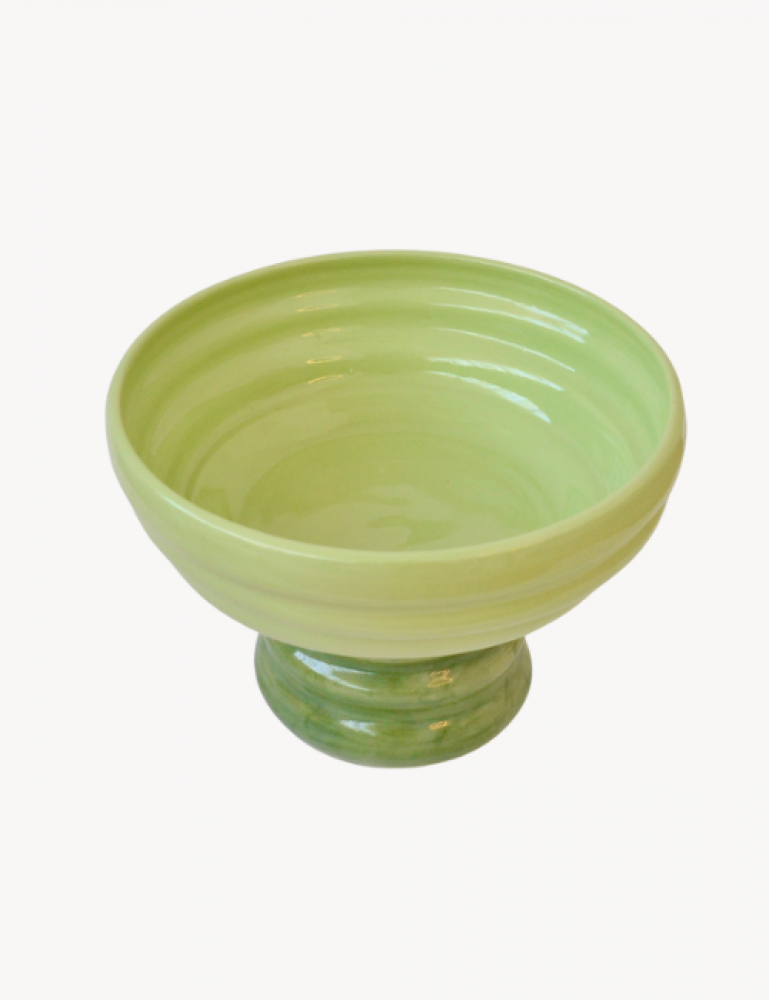Pedestal Bowl - Green
