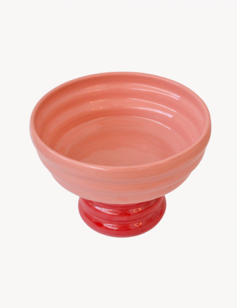 Pedestal Bowl - Pink