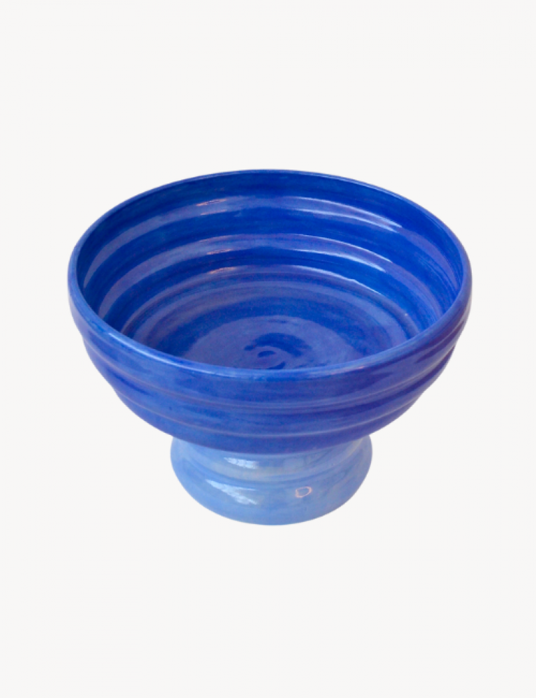 Pedestal Bowl - Blue