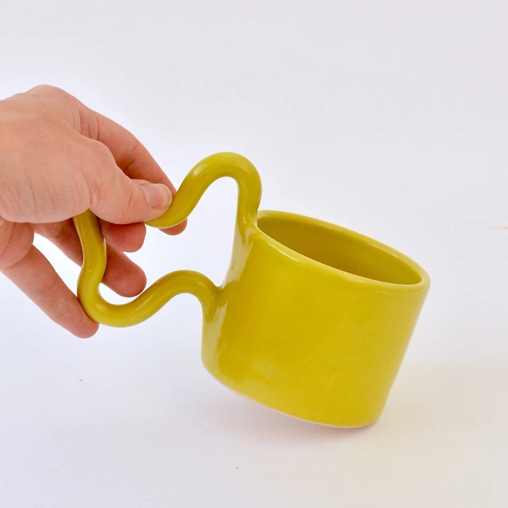 Wiggle Mug - Chartreuse