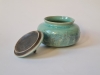Turquoise Jar with Lid
