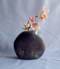 Contemporary Handcrafted Moon Vase - Earthy Organic Ceramic Vase