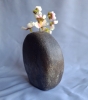 Contemporary Handcrafted Moon Vase - Earthy Organic Ceramic Vase