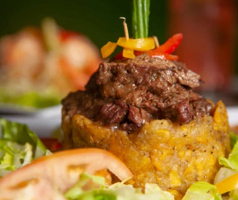 Mofongo Puerto Rico Platano verde