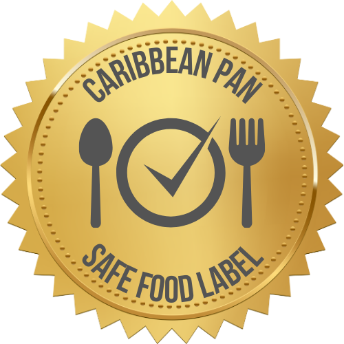 Label Safe Food Caribbean Pan