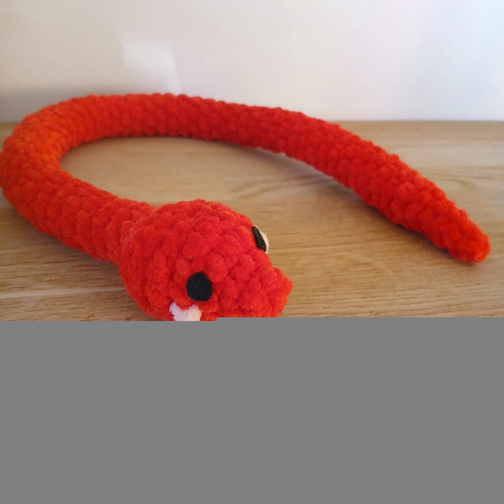 Peluche Serpent Rouge – Normal